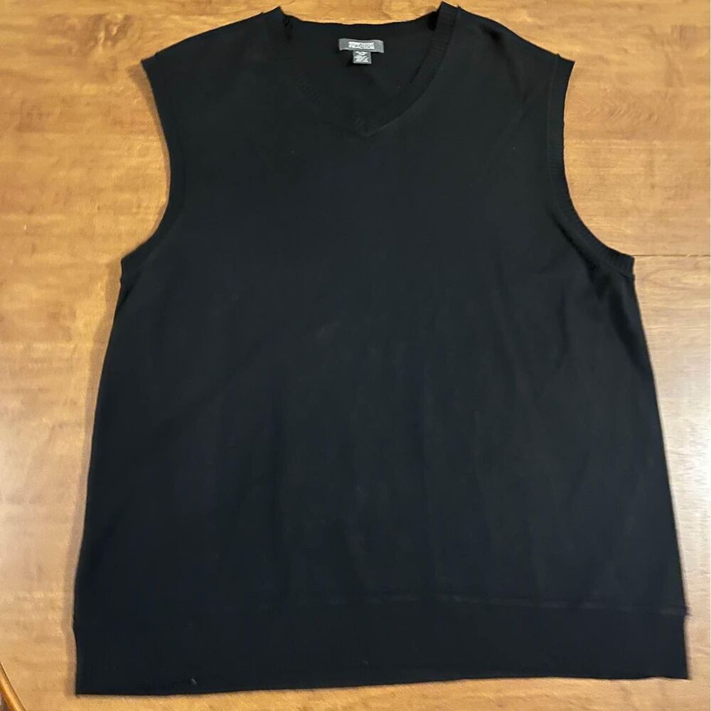 kenneth cole reaction v neck sweater vest size XL mens